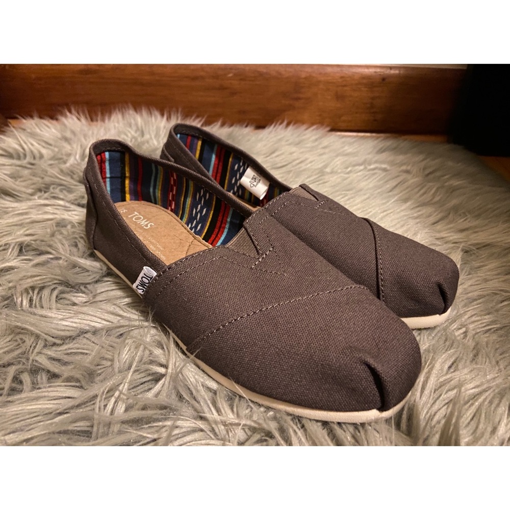 Toms Ash Grey Alpargata Shoes